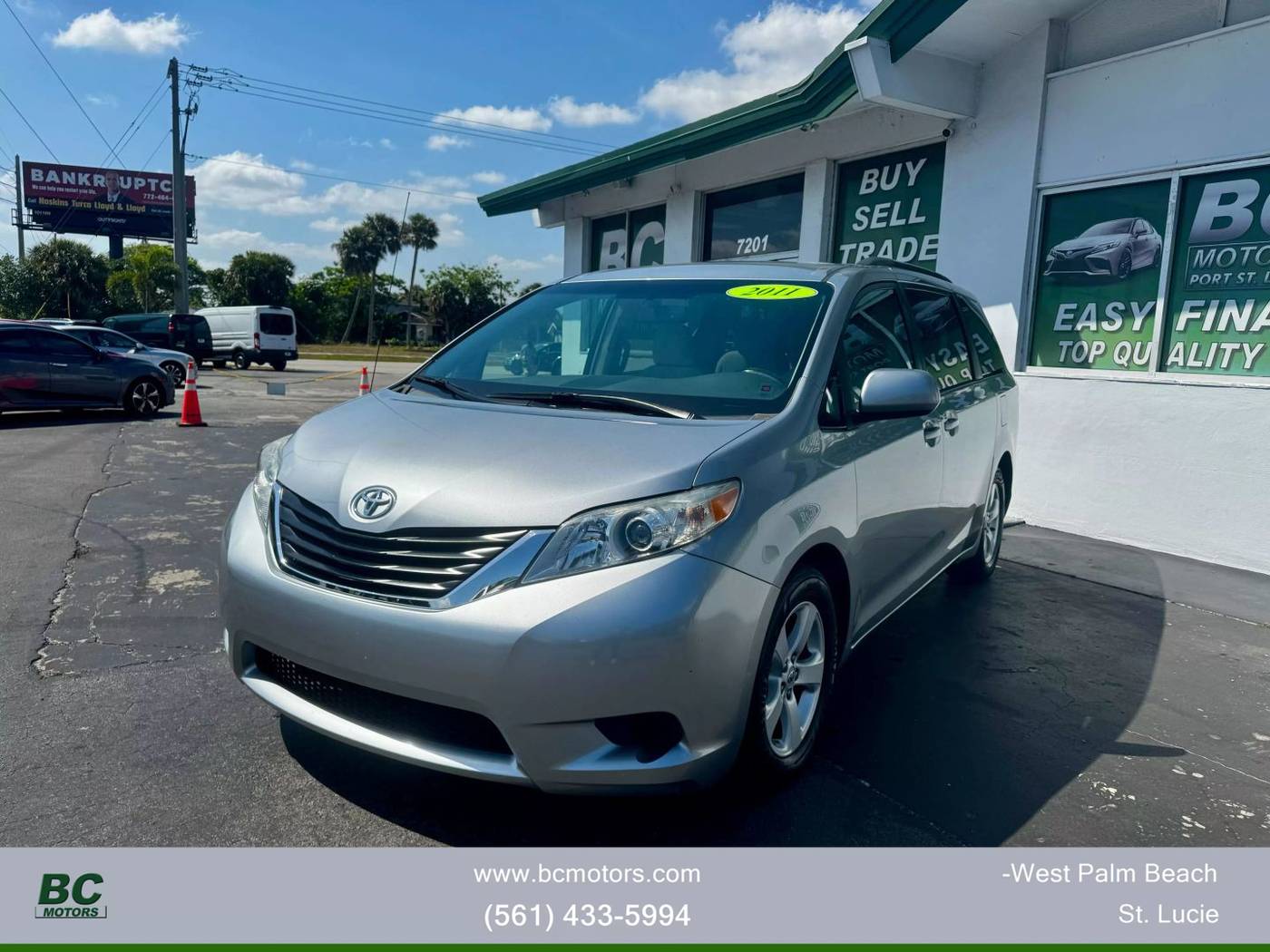2011 Toyota Sienna LE — Minivan — 107,583 mi — port st lucie, FL
