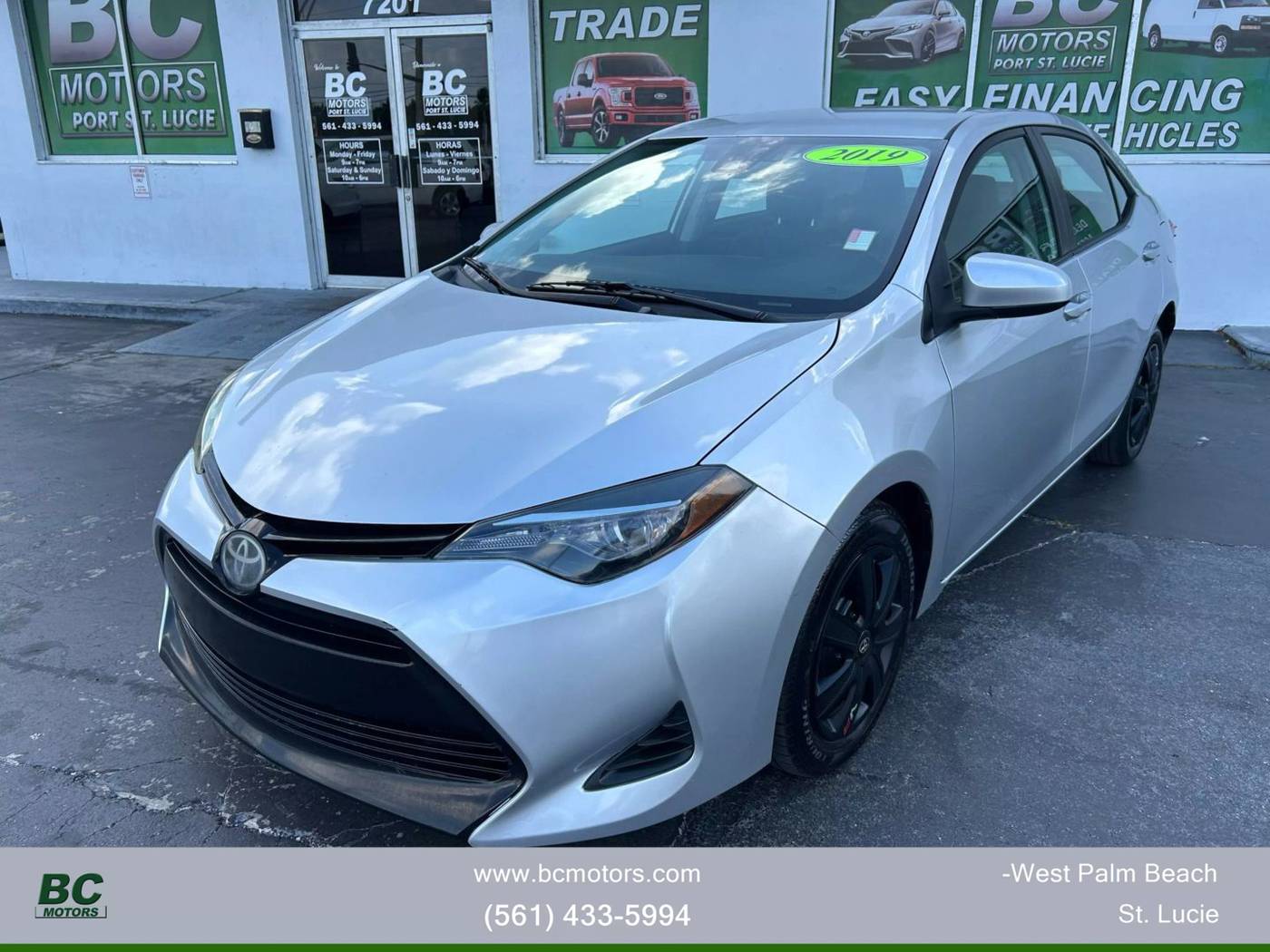 2019 Toyota Corolla LE — Sedan — 100,047 mi — port st lucie, FL