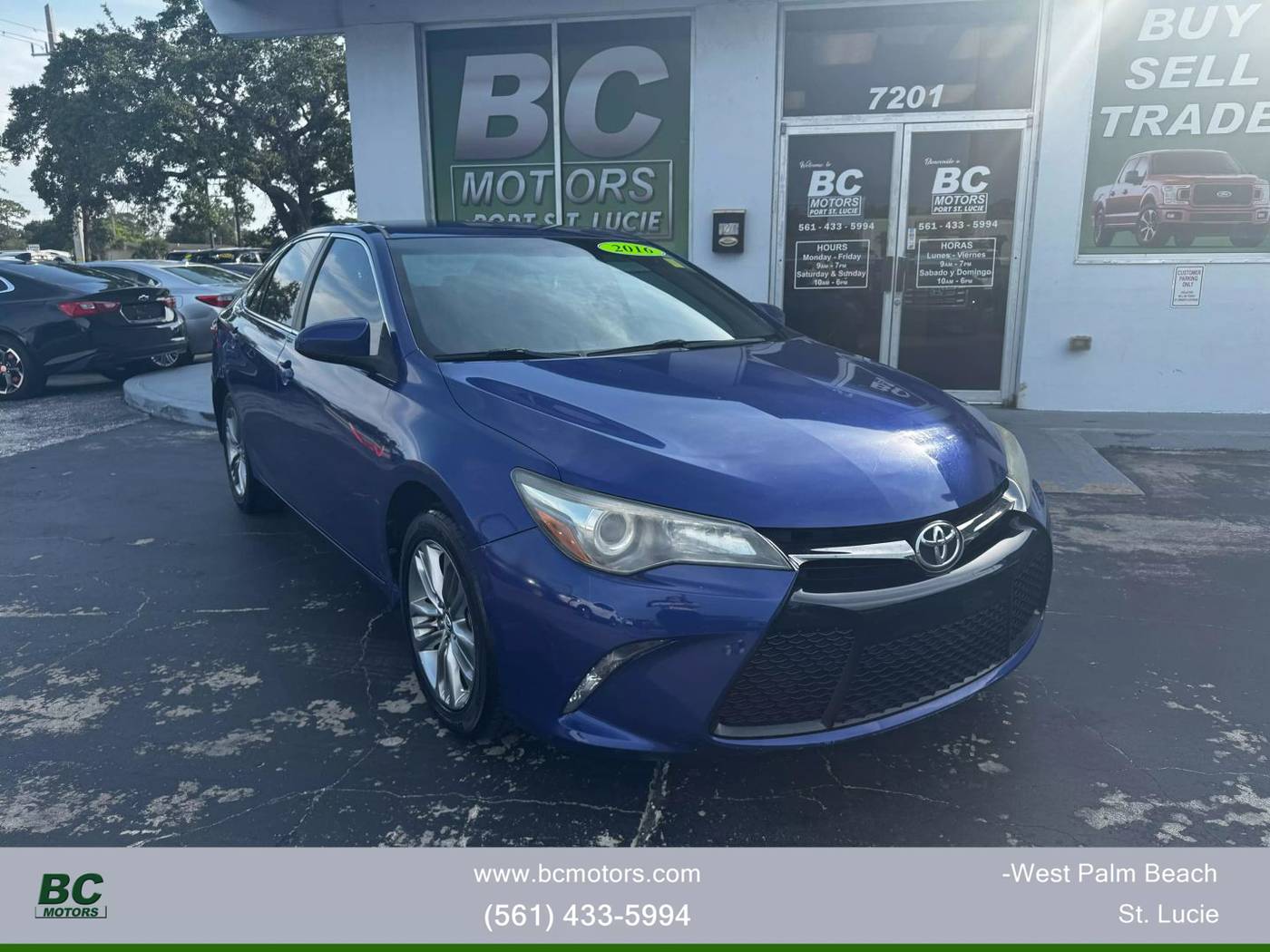 2016 Toyota Camry LE — Sedan — 134,968 mi — port st lucie, FL