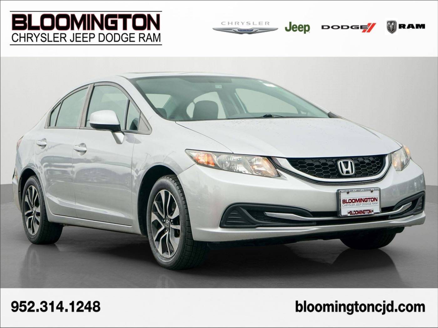 2013 Honda Civic EX — Sedan — 97,835 mi — Bloomington, MN