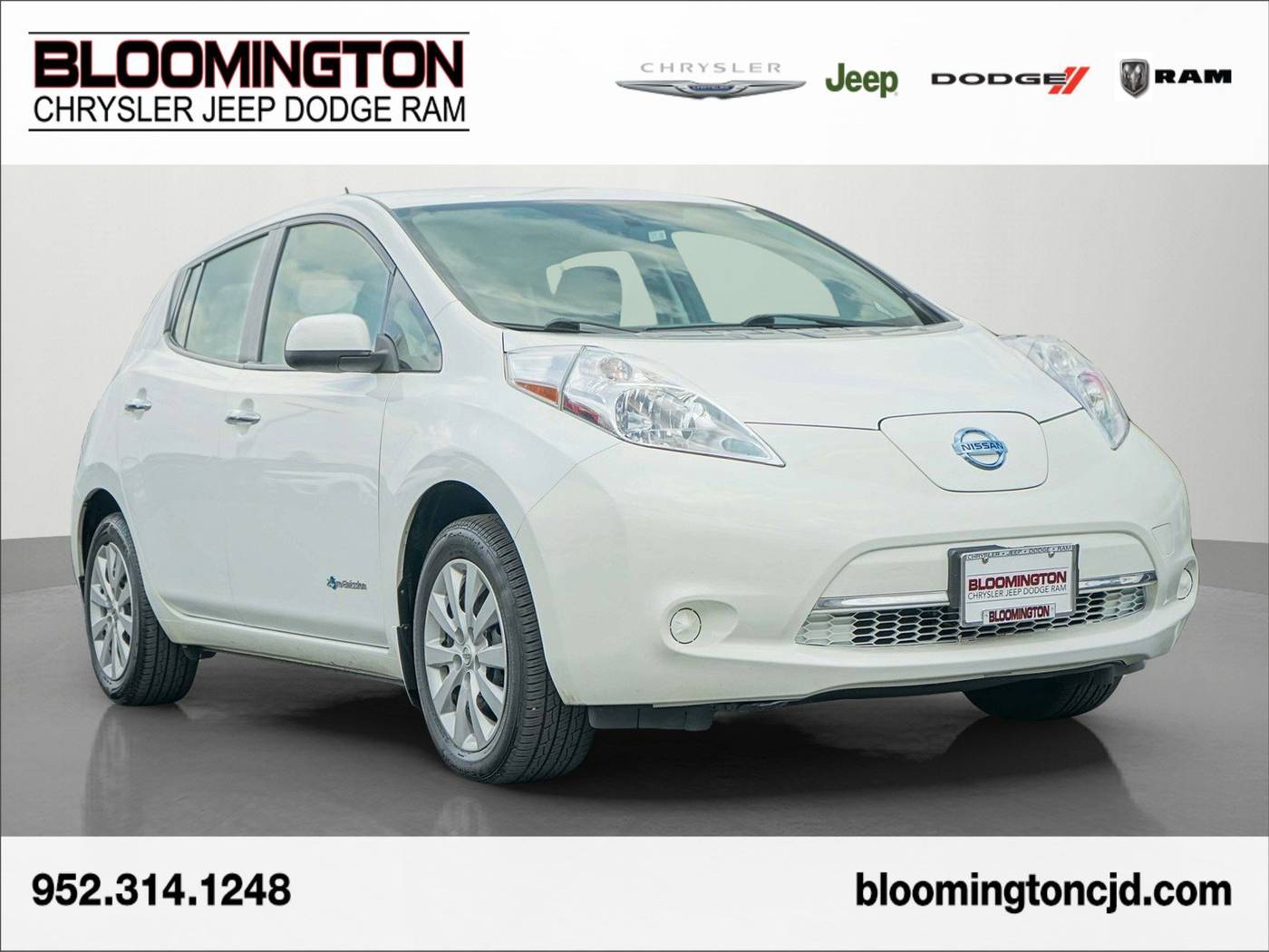2015 Nissan LEAF S — Hatchback — 48,641 mi — Bloomington, MN
