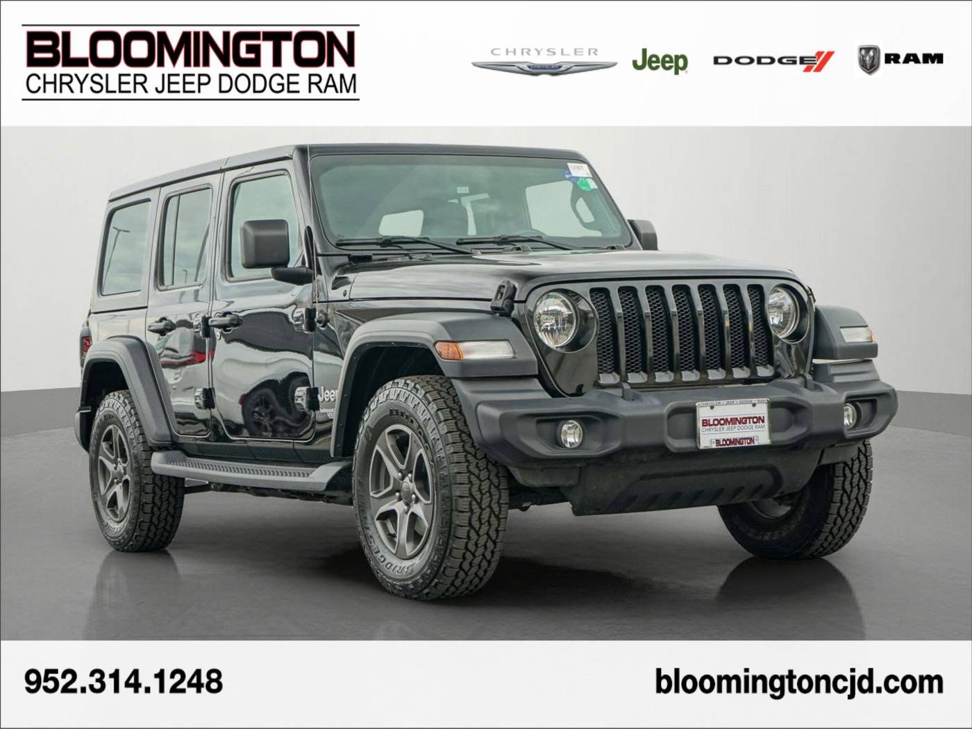 2018 Jeep Wrangler Sport S — SUV — 112,586 mi — Bloomington, MN