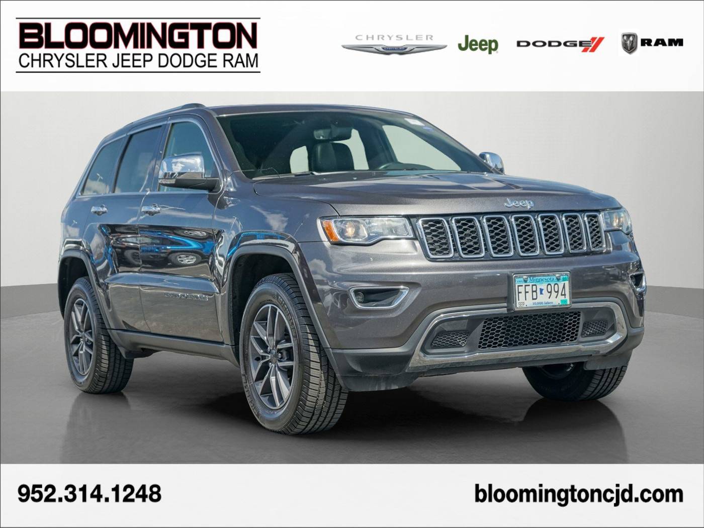 2020 Jeep Grand Cherokee Limited — SUV — 70,709 mi — Bloomington, MN