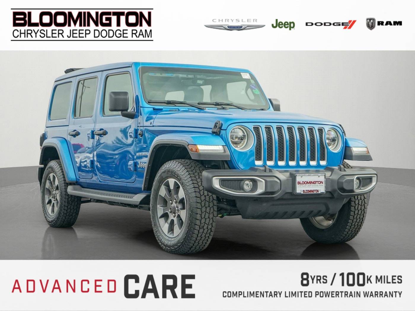 2021 Jeep Wrangler Sahara — SUV — 55,389 mi — Bloomington, MN