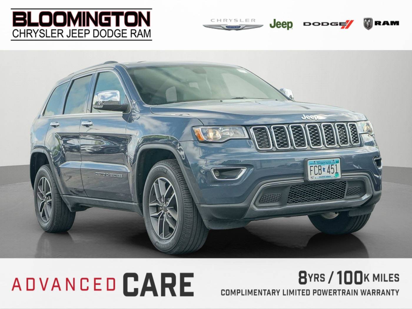 2020 Jeep Grand Cherokee Limited — SUV — 15,000 mi — Bloomington, MN