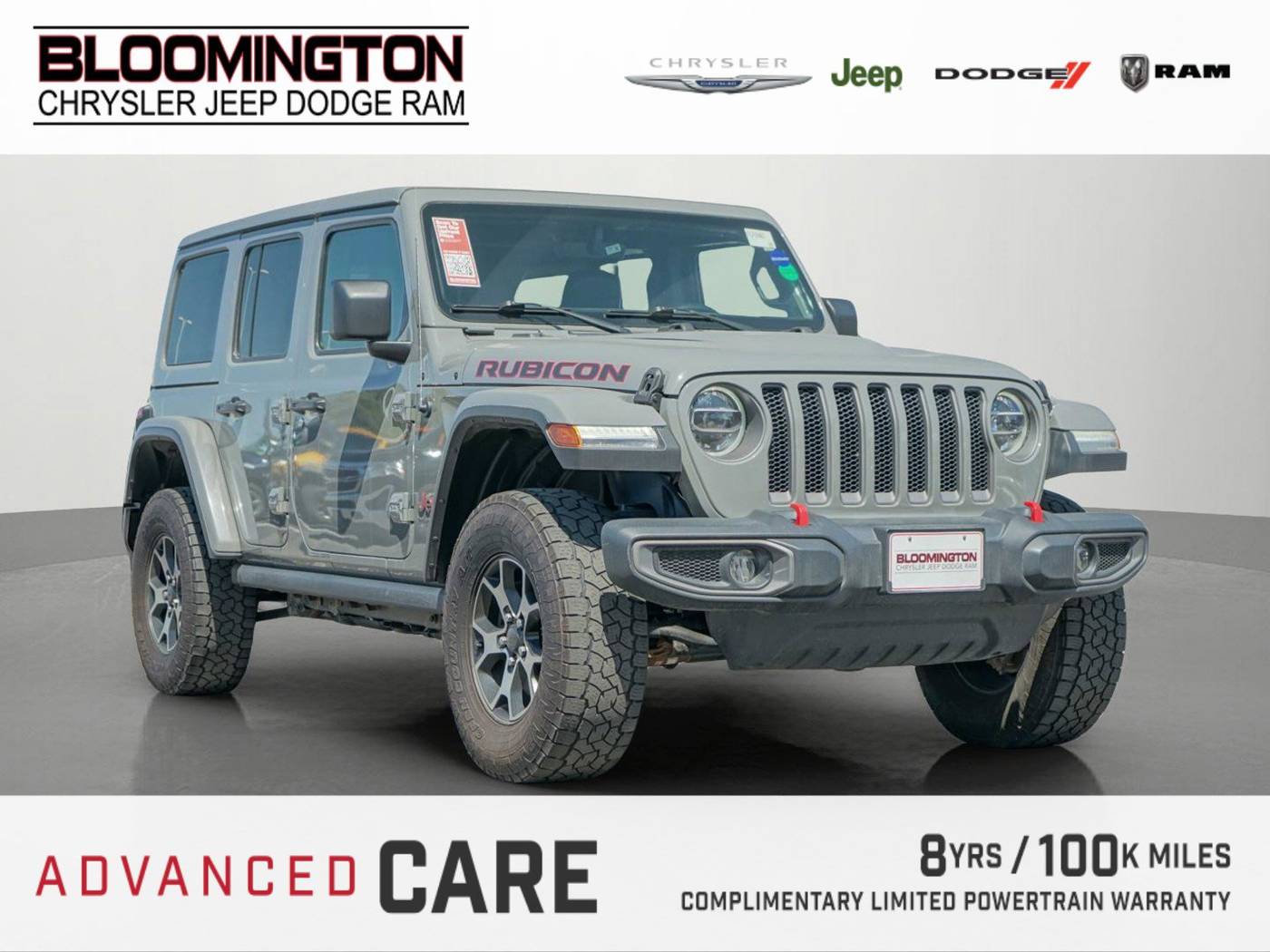 2020 Jeep Wrangler Rubicon — SUV — 70,857 mi — Bloomington, MN