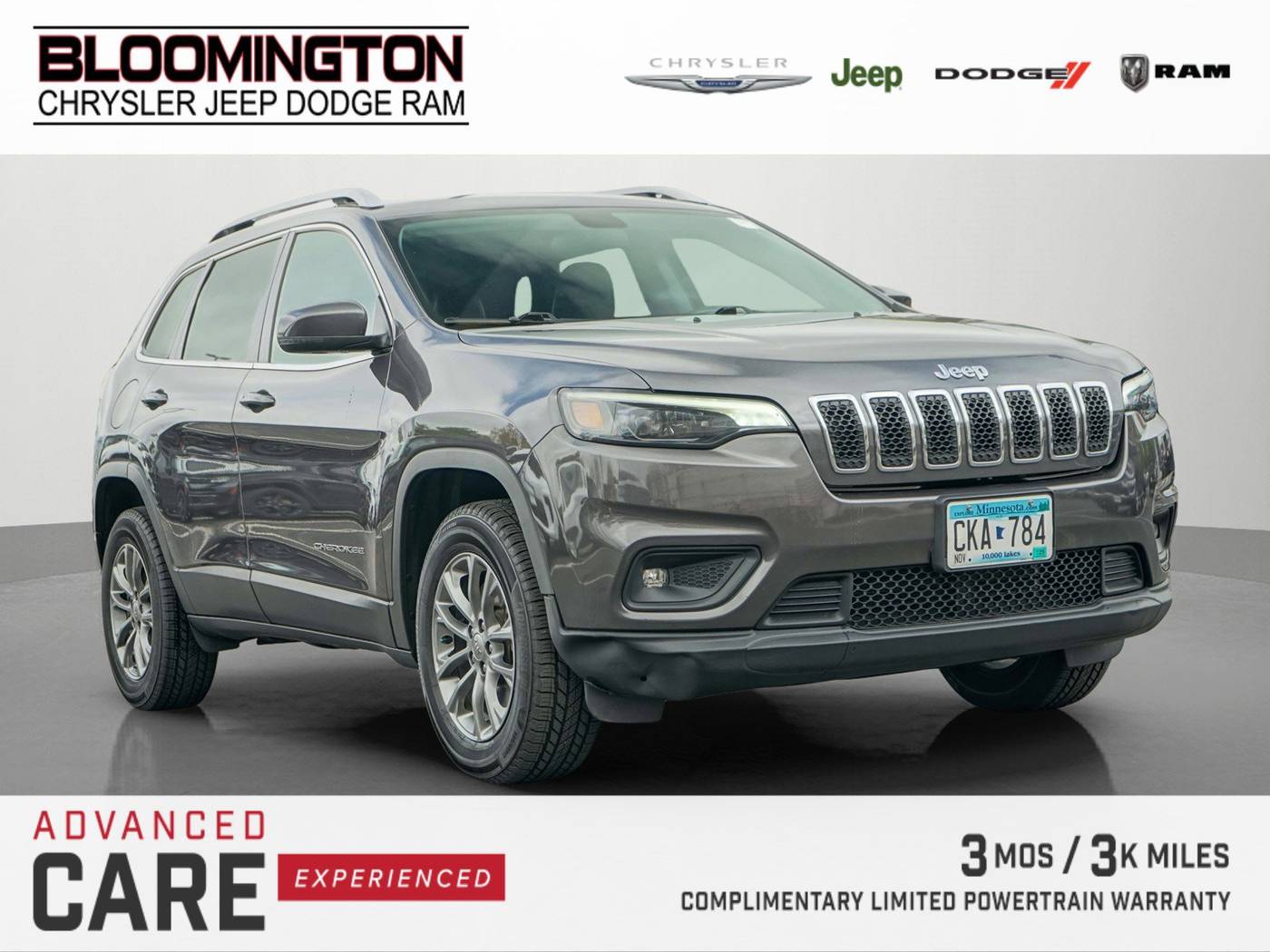 2019 Jeep Cherokee Latitude Plus — SUV — 66,262 mi — Bloomington, MN