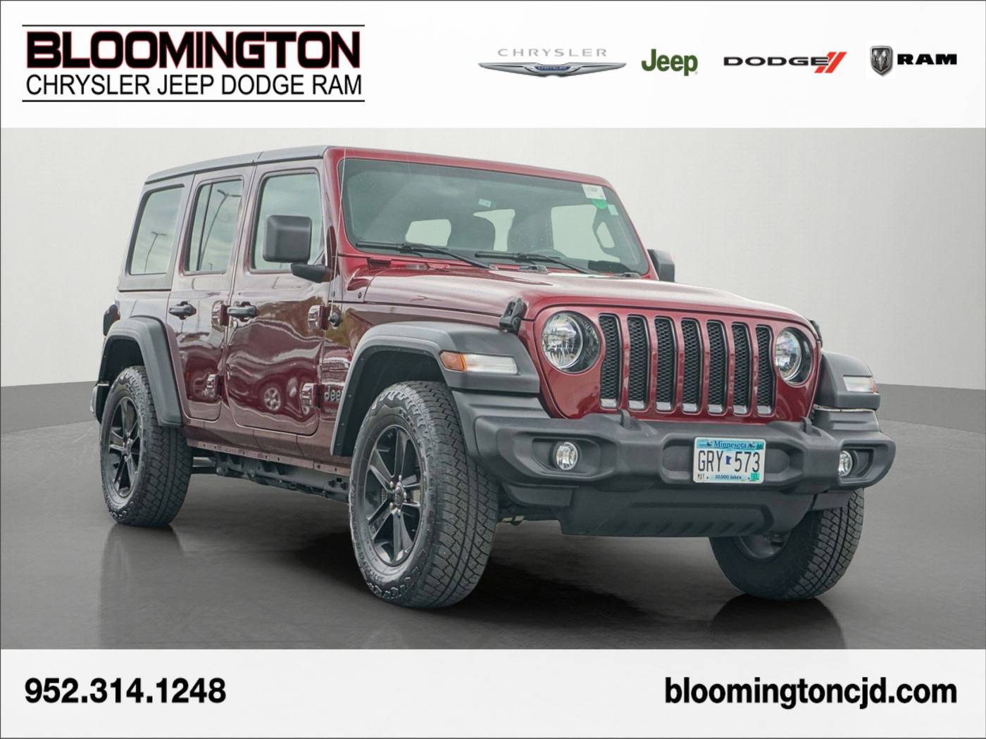2021 Jeep Wrangler Sport Altitude — SUV — 32,203 mi — Bloomington, MN
