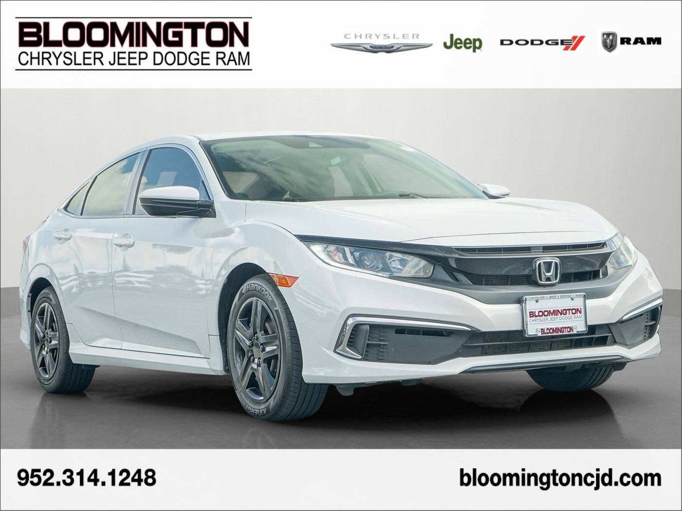 2019 Honda Civic LX — Sedan — 126,108 mi — Bloomington, MN