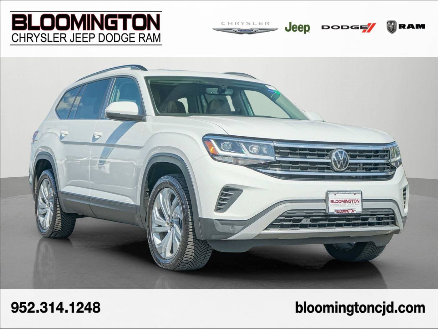 2022 Volkswagen Atlas SE with Technology — SUV — 69,628 mi — Bloomington, MN