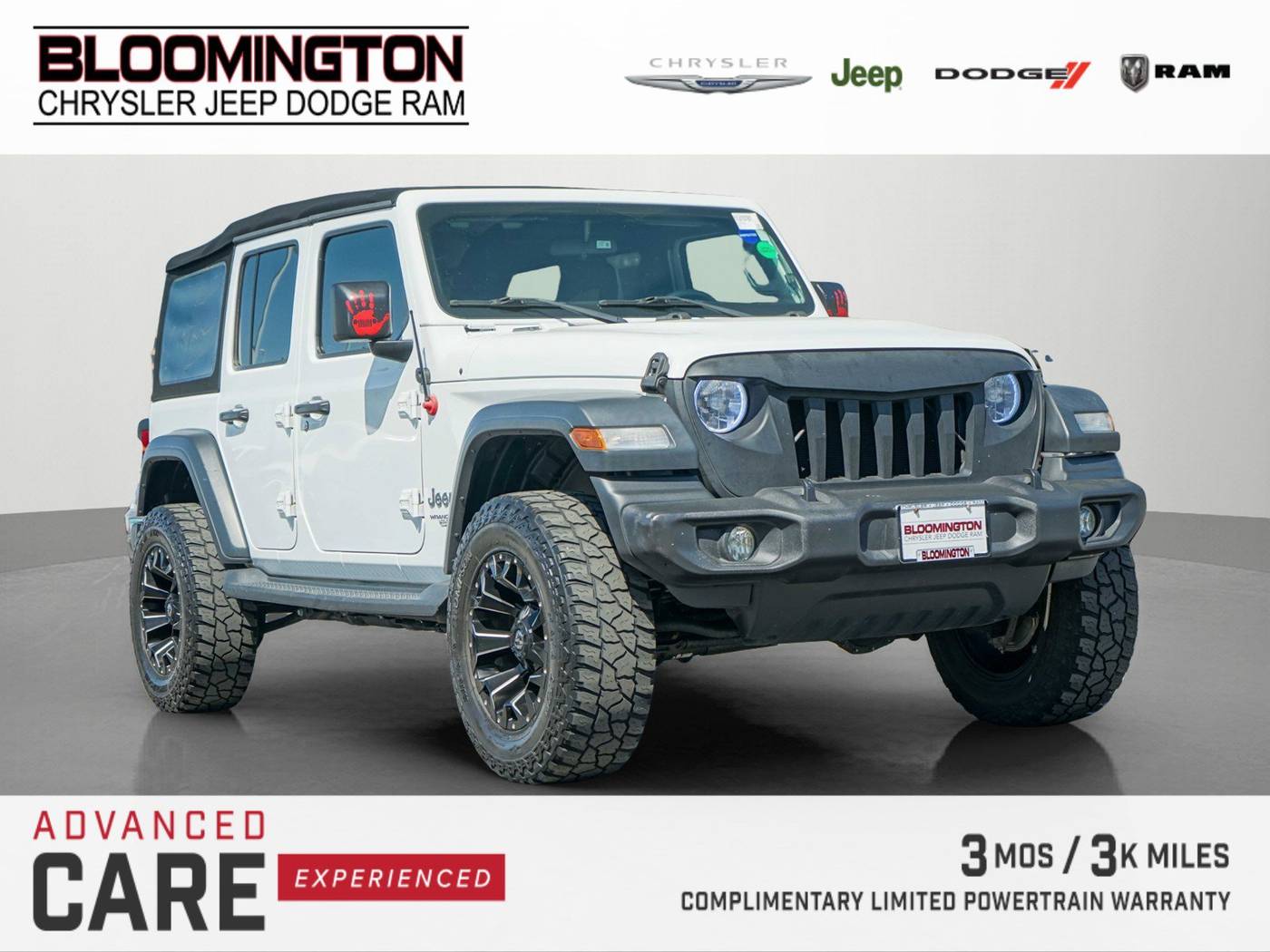 2018 Jeep Wrangler Sport S — SUV — 100,947 mi — Bloomington, MN