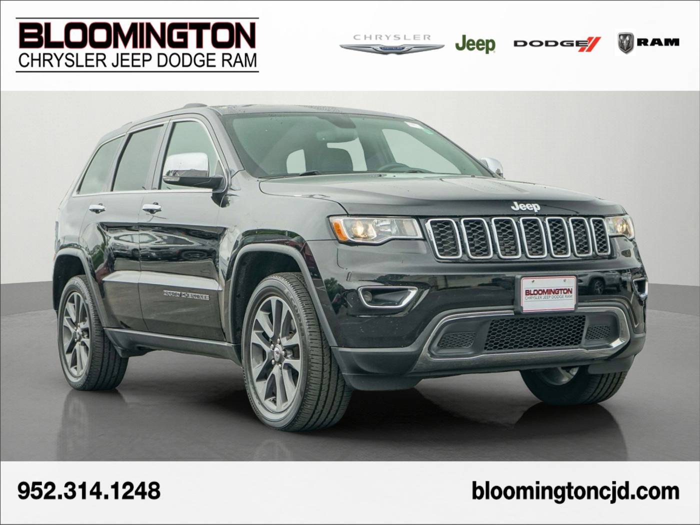 2018 Jeep Grand Cherokee Limited — SUV — 134,494 mi — Bloomington, MN