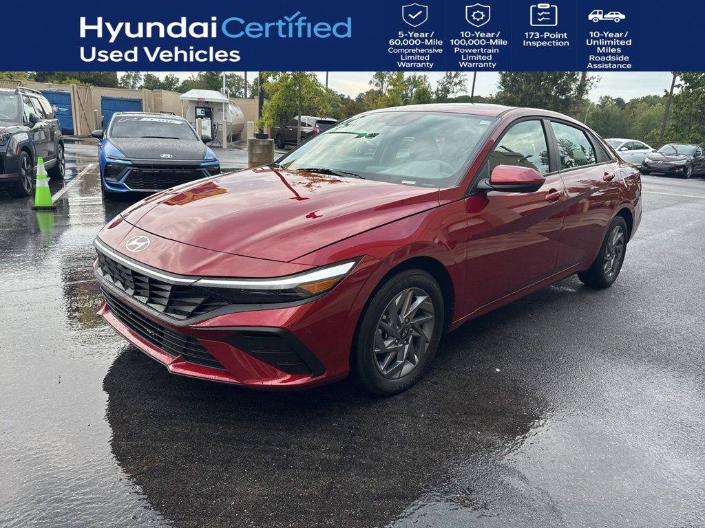 2025 Hyundai Elantra Hybrid Blue — Sedan — 2,078 mi — McDonough, GA