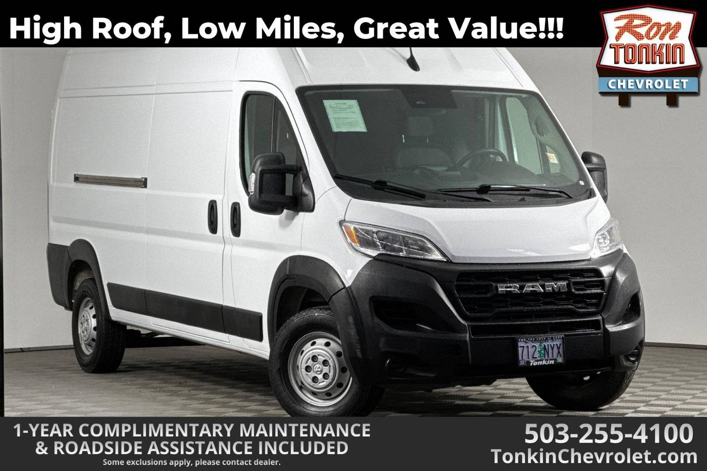 2023 Ram ProMaster Cargo Van 2500 — Cargo Van — 20,456 mi — Portland, OR