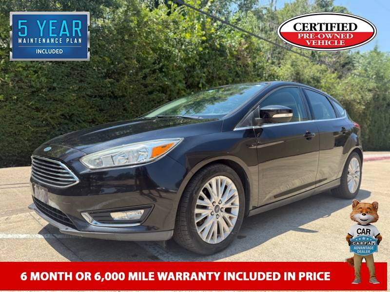 2015 Ford Focus Titanium — Hatchback — 77,713 mi — Dalworthington Gardens, TX