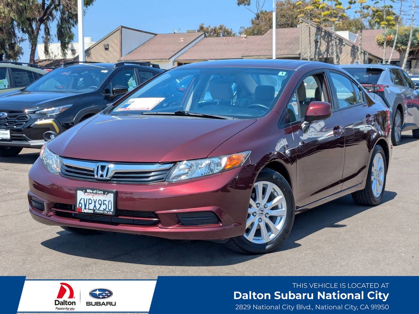 2012 Honda Civic EX-L — Sedan — 125,366 mi — National City, CA