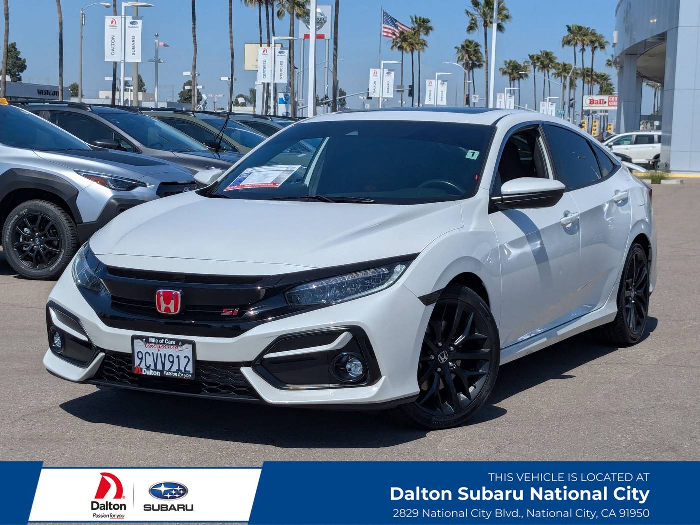 2020 Honda Civic Si — Sedan — 50,286 mi — National City, CA