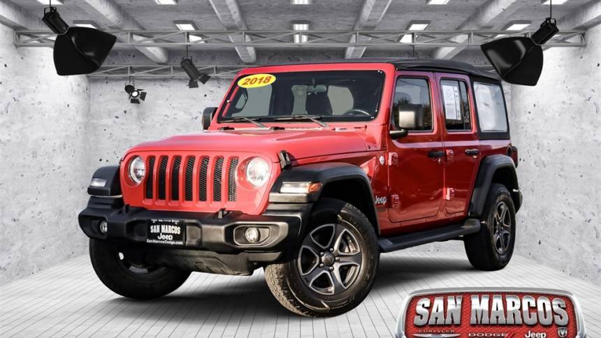 2018 Jeep Wrangler Sport S — SUV — 87,719 mi — San Marcos, TX