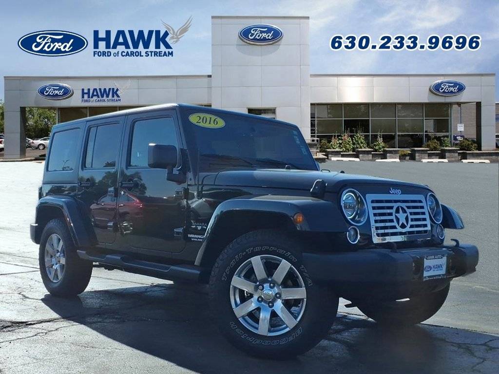 2016 Jeep Wrangler Sahara — SUV — 88,056 mi — Carol Stream, IL