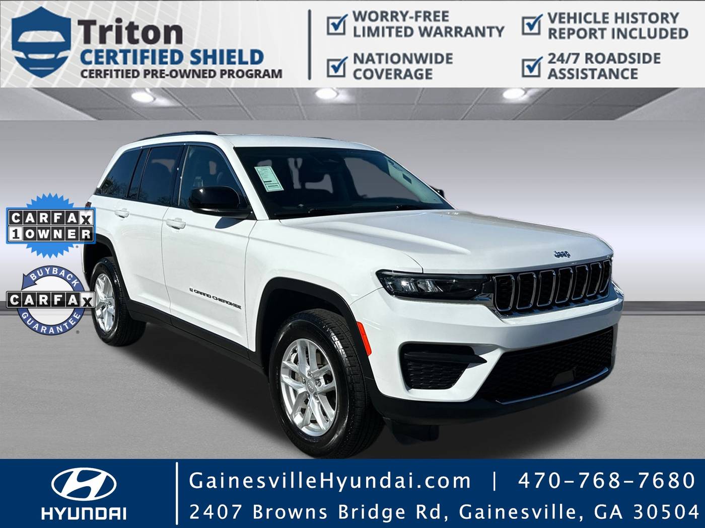 2023 Jeep Grand Cherokee Laredo — SUV — 21,596 mi — Gainesville, GA