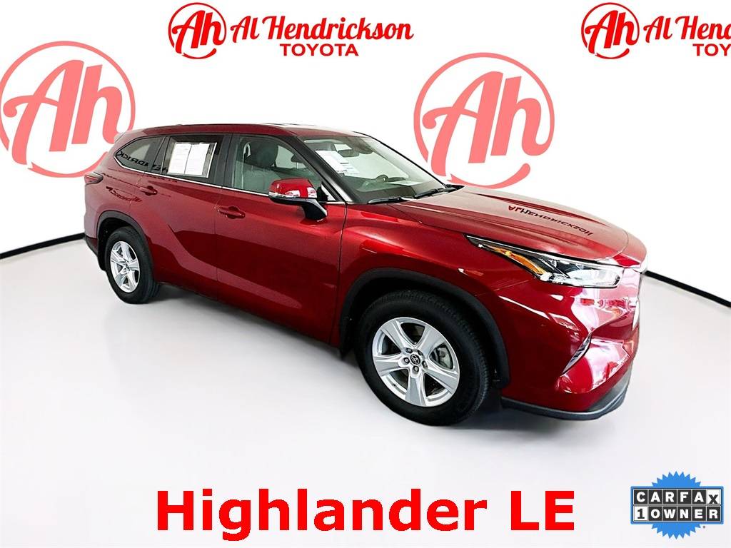 2024 Toyota Highlander LE — SUV — 23,203 mi — Coconut Creek, FL