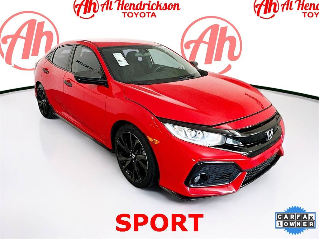 2017 Honda Civic Sport — Hatchback — 84,372 mi — Coconut Creek, FL