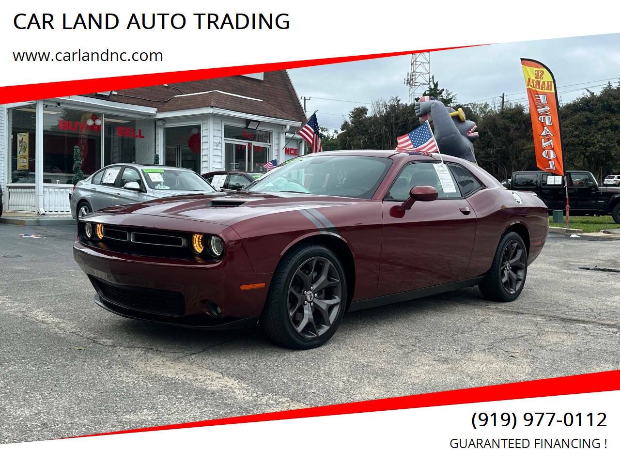 2017 Dodge Challenger SXT Plus — Coupe — 77,489 mi — RALEIGH, NC