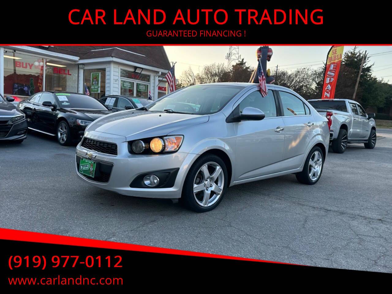 2015 Chevrolet Sonic LTZ — Sedan — 108,086 mi — RALEIGH, NC