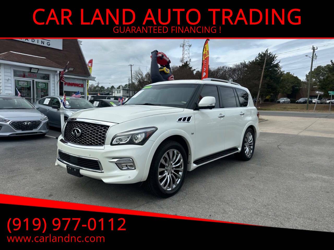 2016 INFINITI QX80 Standard — SUV — 110,290 mi — RALEIGH, NC