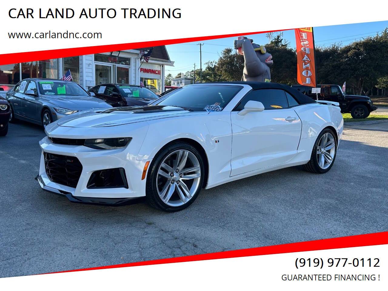 2016 Chevrolet Camaro 2LT — Convertible — 83,738 mi — RALEIGH, NC