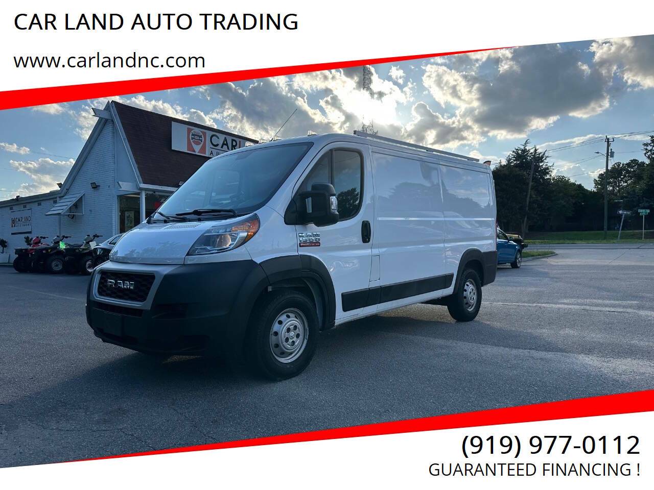 2019 Ram ProMaster Cargo Van 1500 — Cargo Van — 116,752 mi — Raleigh, NC