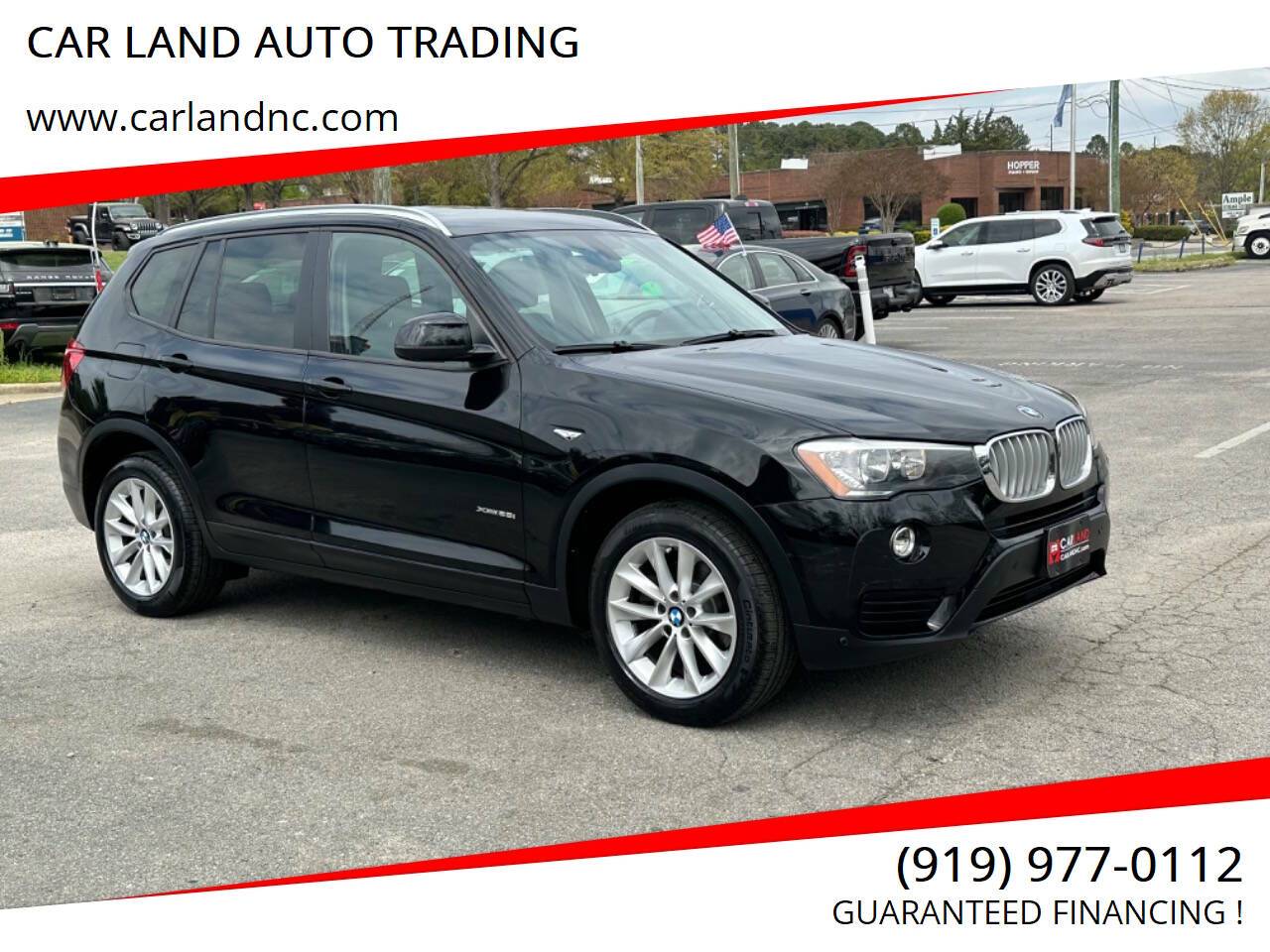 2016 BMW X3 28i — SUV — 89,767 mi — RALEIGH, NC