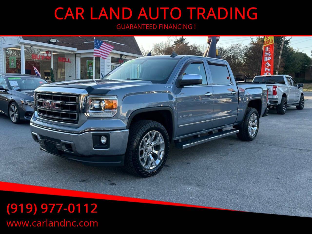 2015 GMC Sierra 1500 SLT — Pickup Truck — 54,504 mi — RALEIGH, NC