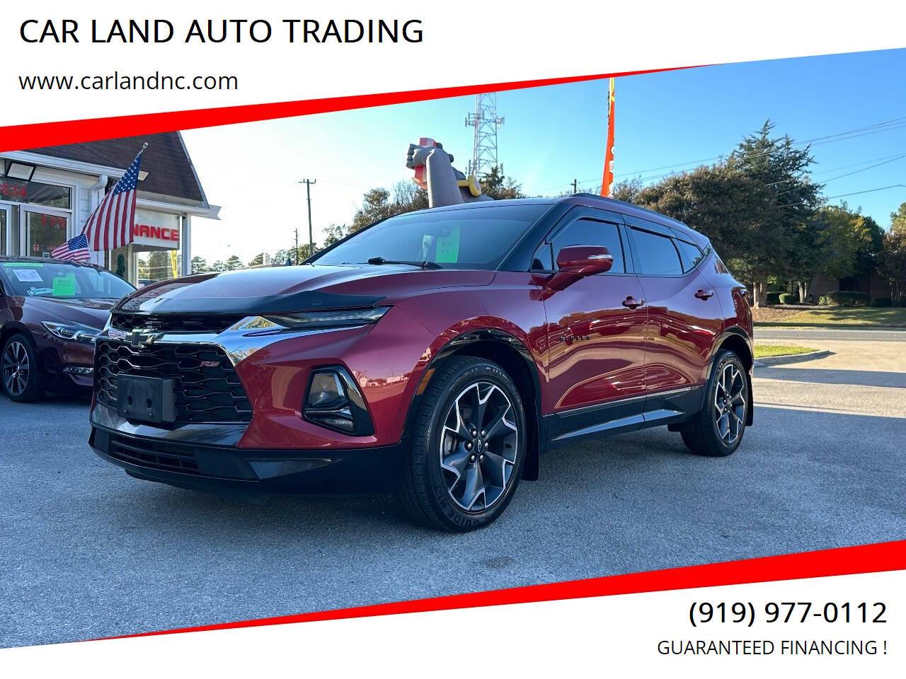 2019 Chevrolet Blazer RS — SUV — 109,544 mi — RALEIGH, NC