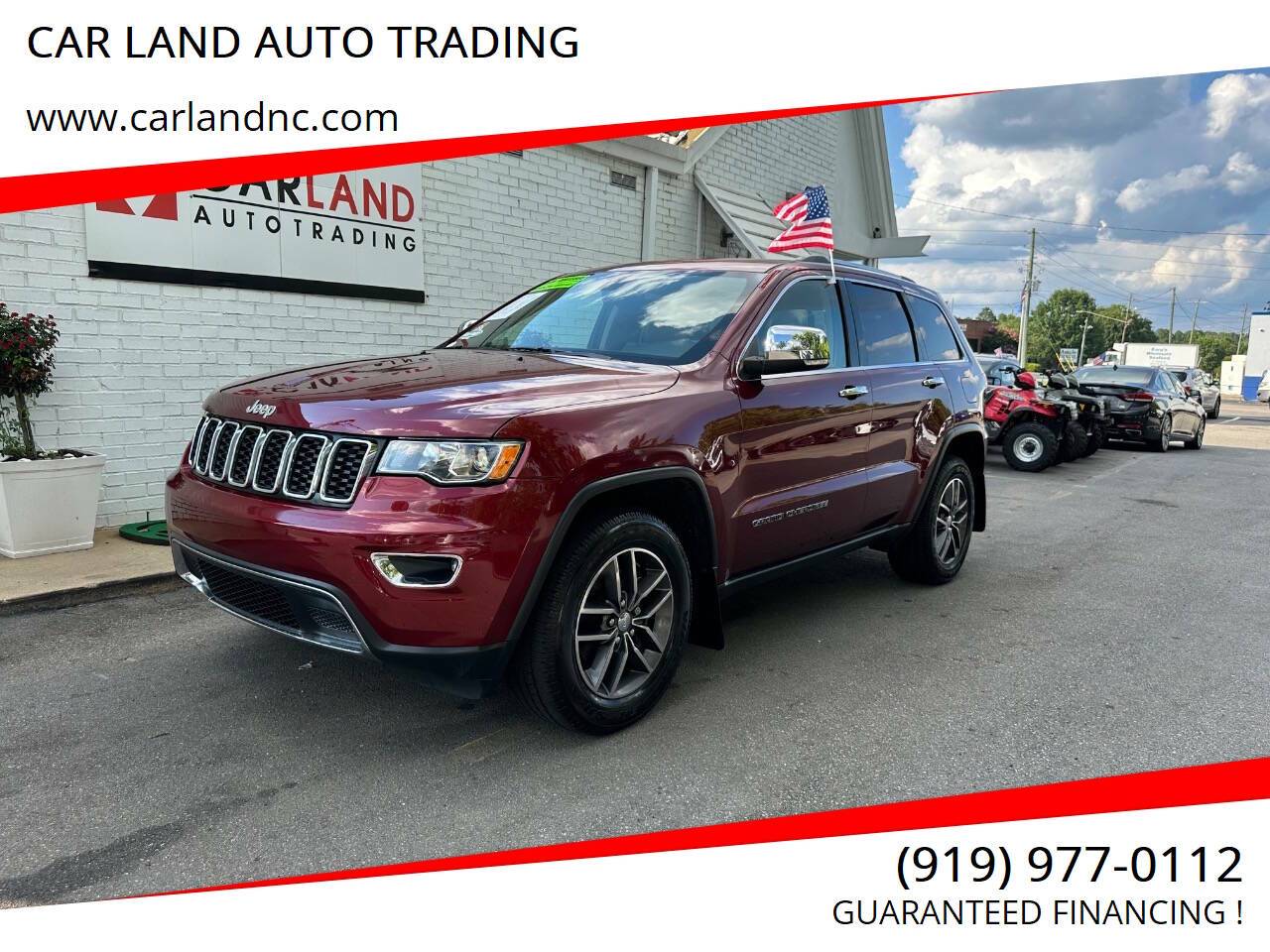 2018 Jeep Grand Cherokee Limited — SUV — 52,984 mi — Raleigh, NC