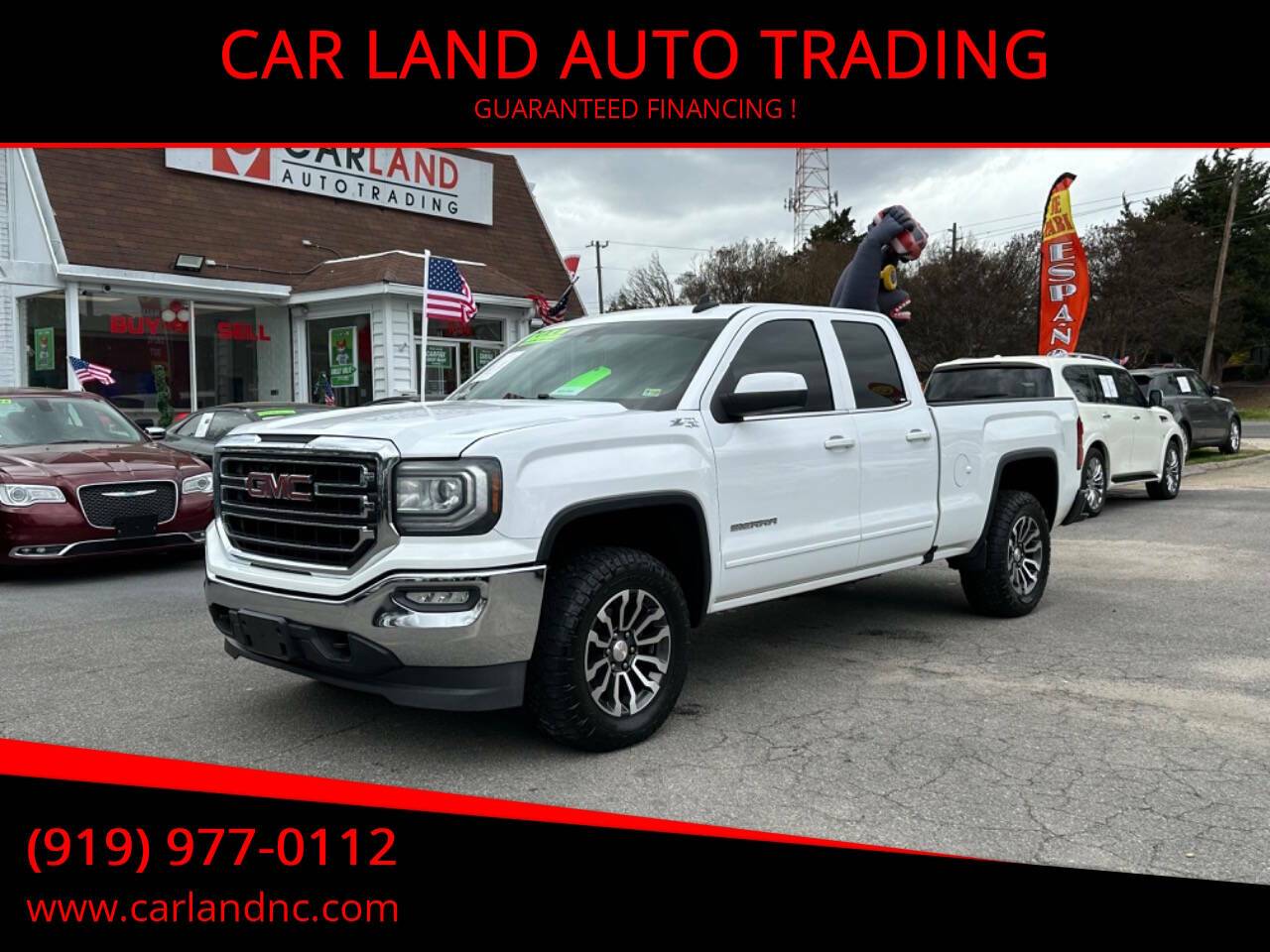 2016 GMC Sierra 1500 SLE — Pickup Truck — 105,038 mi — RALEIGH, NC