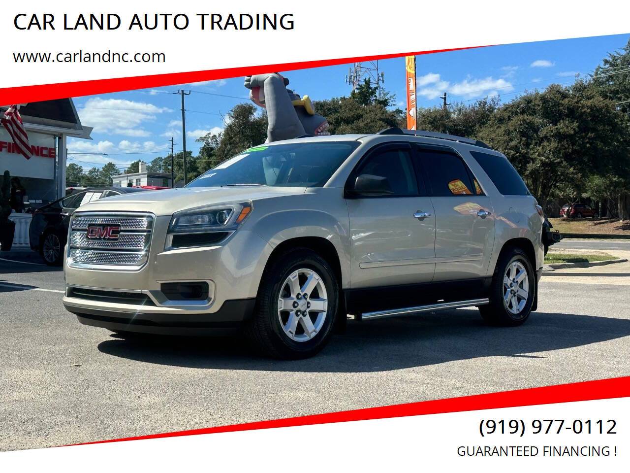 2014 GMC Acadia SLE — SUV — 130,049 mi — RALEIGH, NC