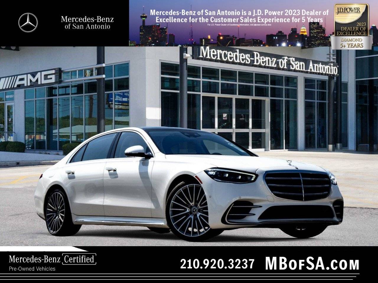 2023 Mercedes-Benz S-Class S 580 — Sedan — 9,298 mi — San Antonio, TX