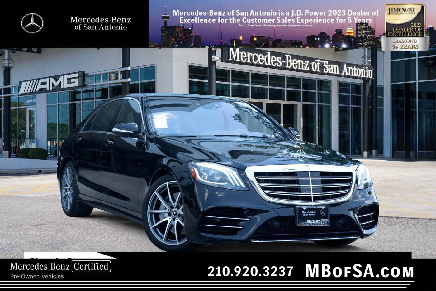 2020 Mercedes-Benz S-Class S 560 — Sedan — 23,455 mi — San Antonio, TX