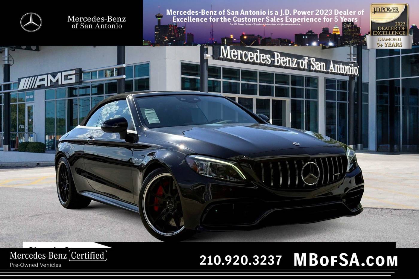 2020 Mercedes-Benz C-Class AMG C 63 S — Convertible — 33,124 mi — San Antonio, TX