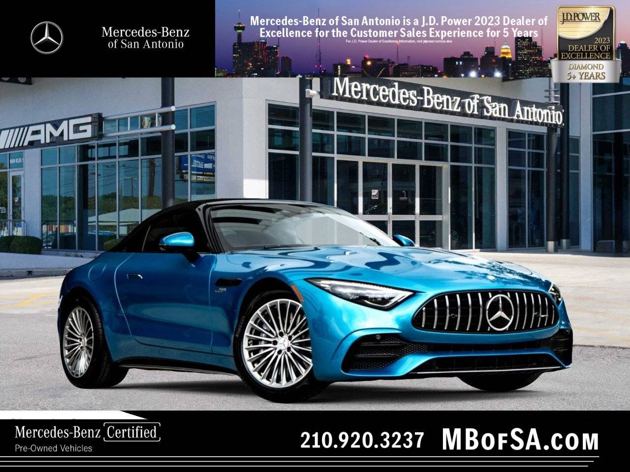 2023 Mercedes-Benz SL AMG SL 43 — Convertible — 3,327 mi — San Antonio, TX