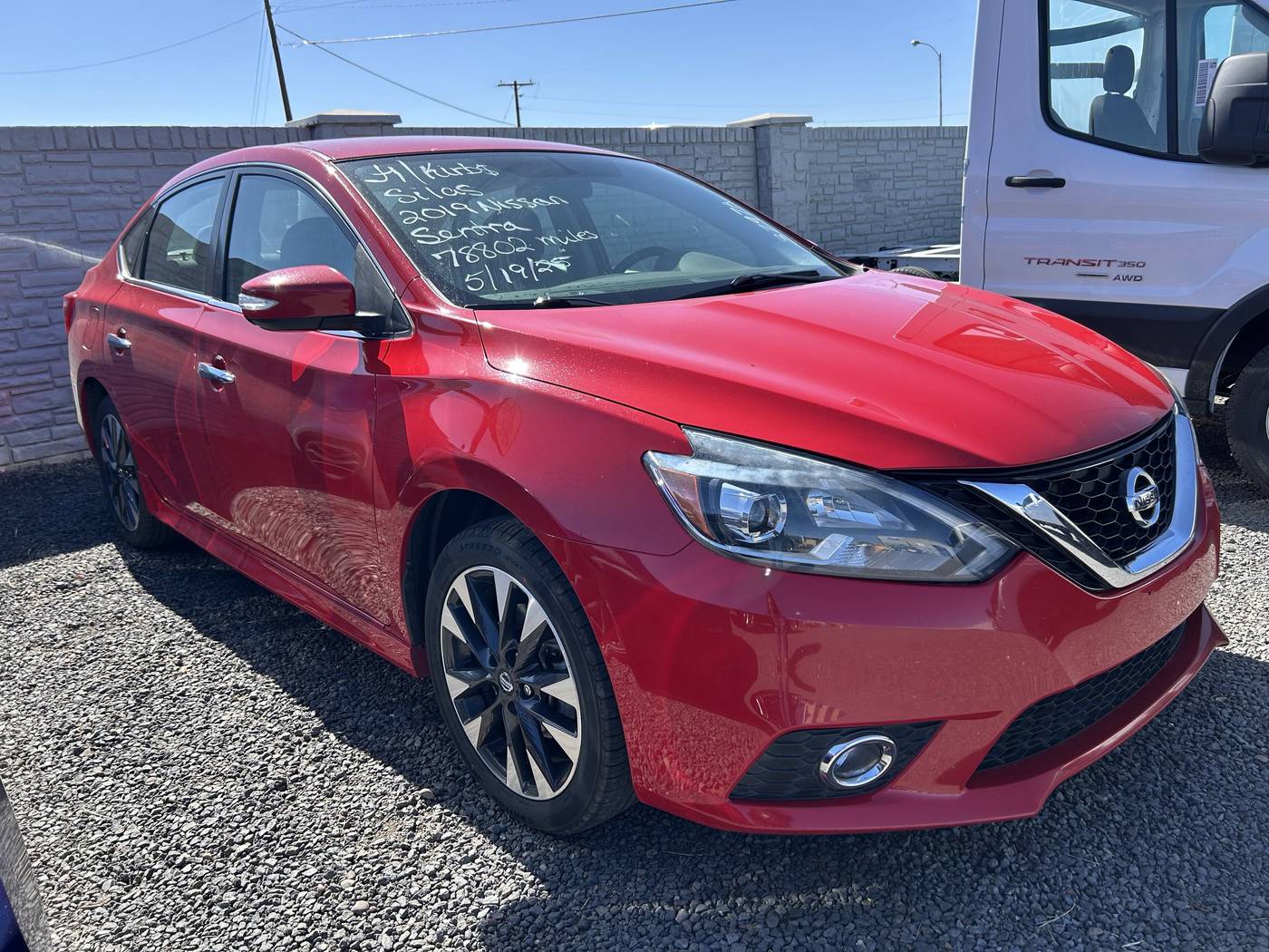 2019 Nissan Sentra SR — Sedan — 78,639 mi — Show Low, AZ