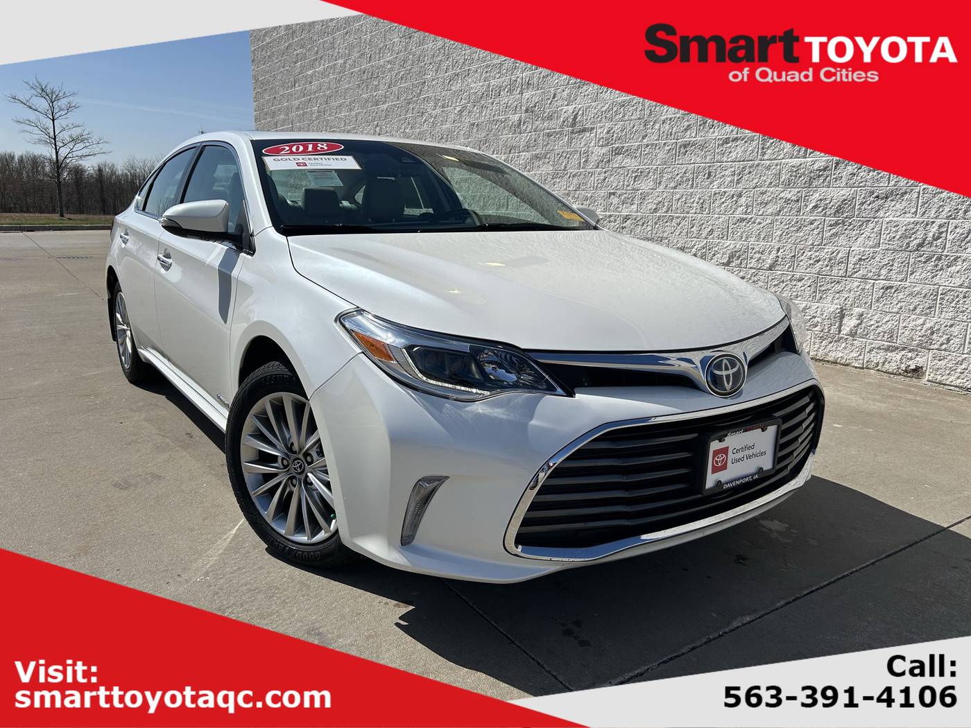 2018 Toyota Avalon Hybrid Limited — Sedan — 35,152 mi — Davenport, IA