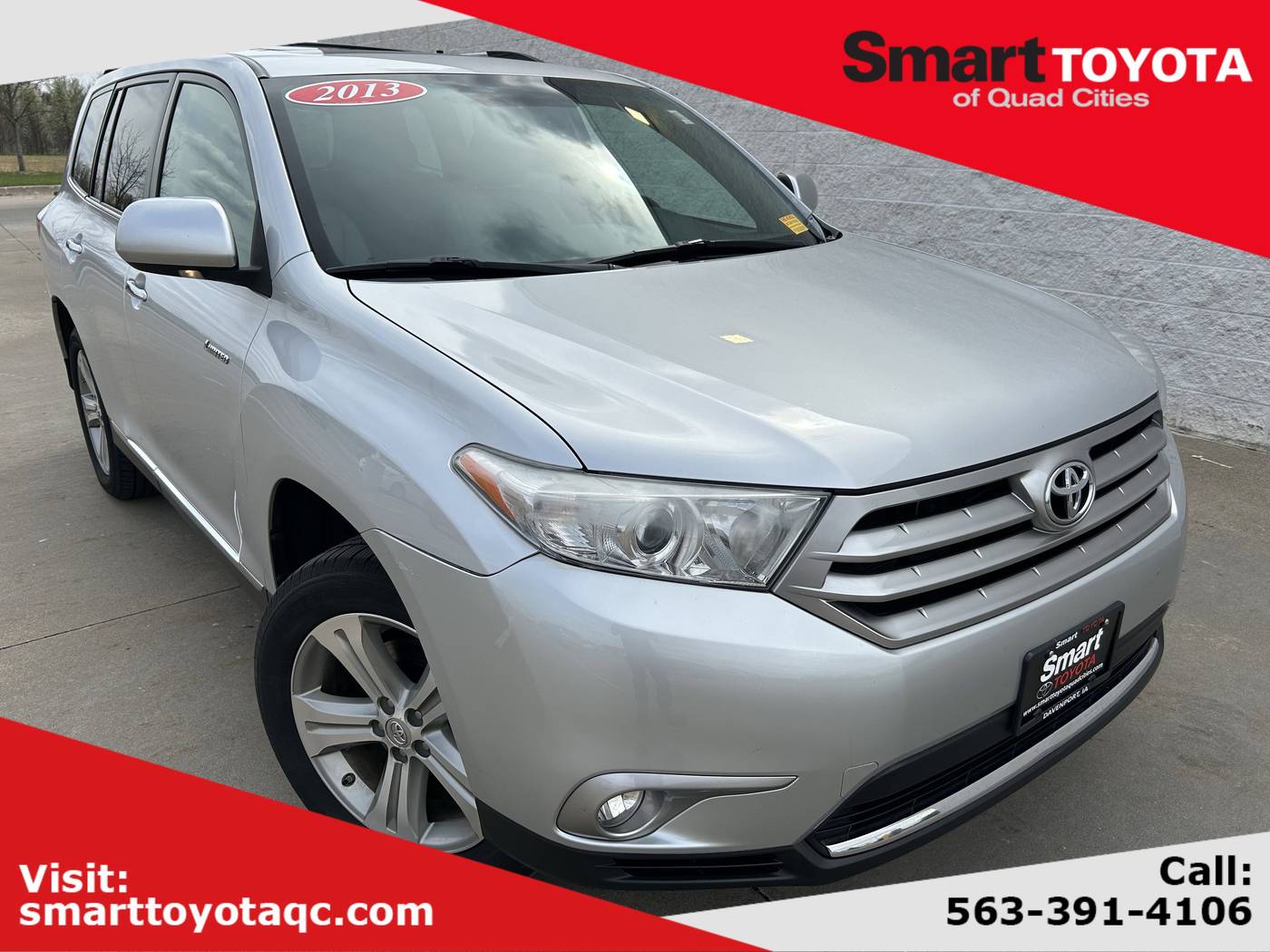 2013 Toyota Highlander Limited — SUV — 222,403 mi — Davenport, IA