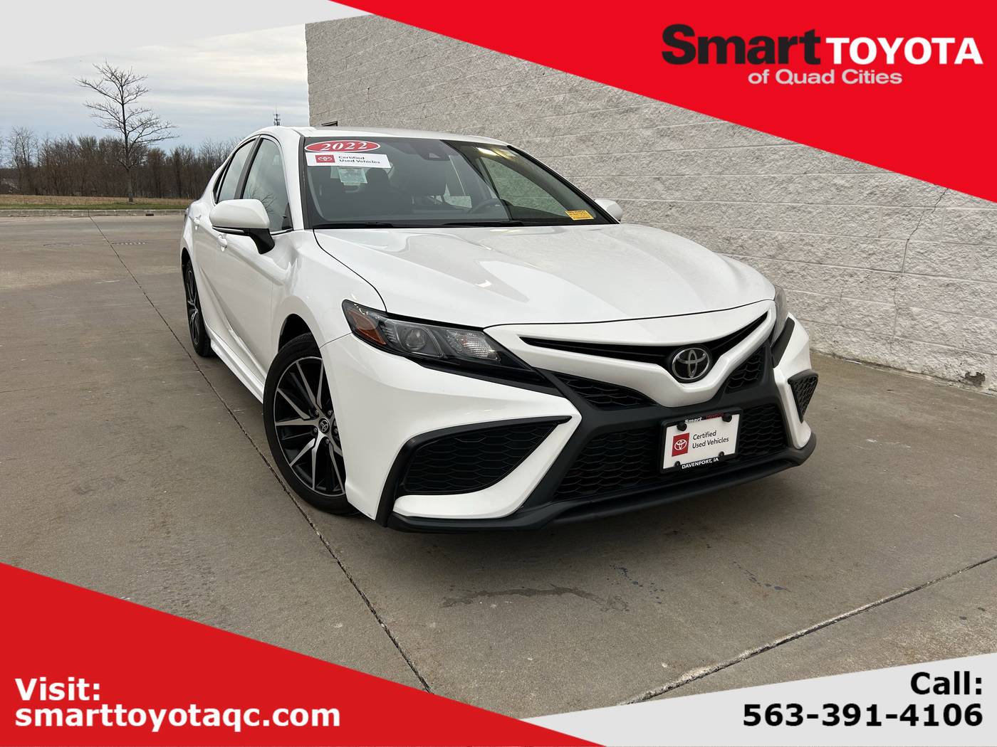2022 Toyota Camry SE — Sedan — 62,316 mi — Davenport, IA