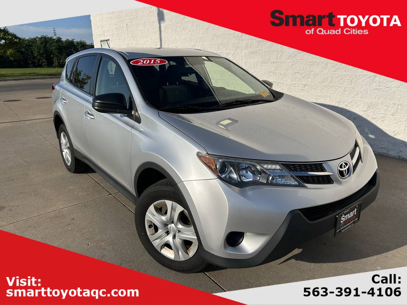 2015 Toyota RAV4 LE — SUV — 202,220 mi — Davenport, IA