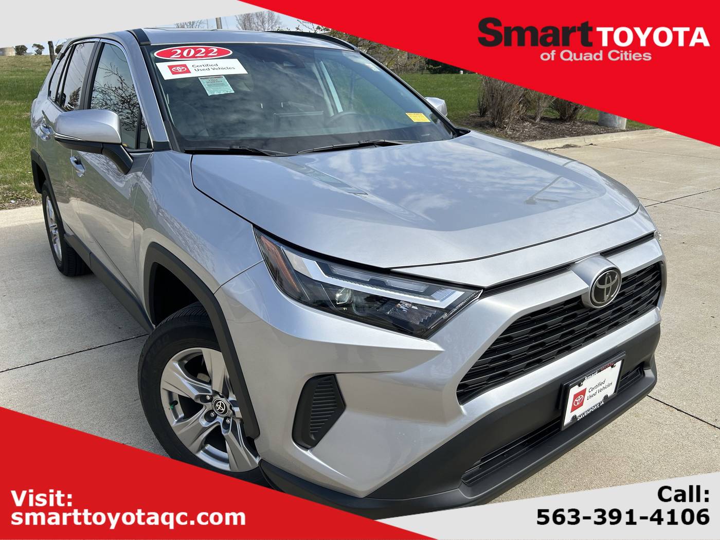 2022 Toyota RAV4 XLE — SUV — 13,809 mi — Davenport, IA