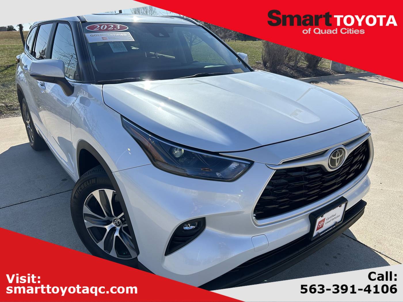 2023 Toyota Highlander XLE — SUV — 22,879 mi — Davenport, IA