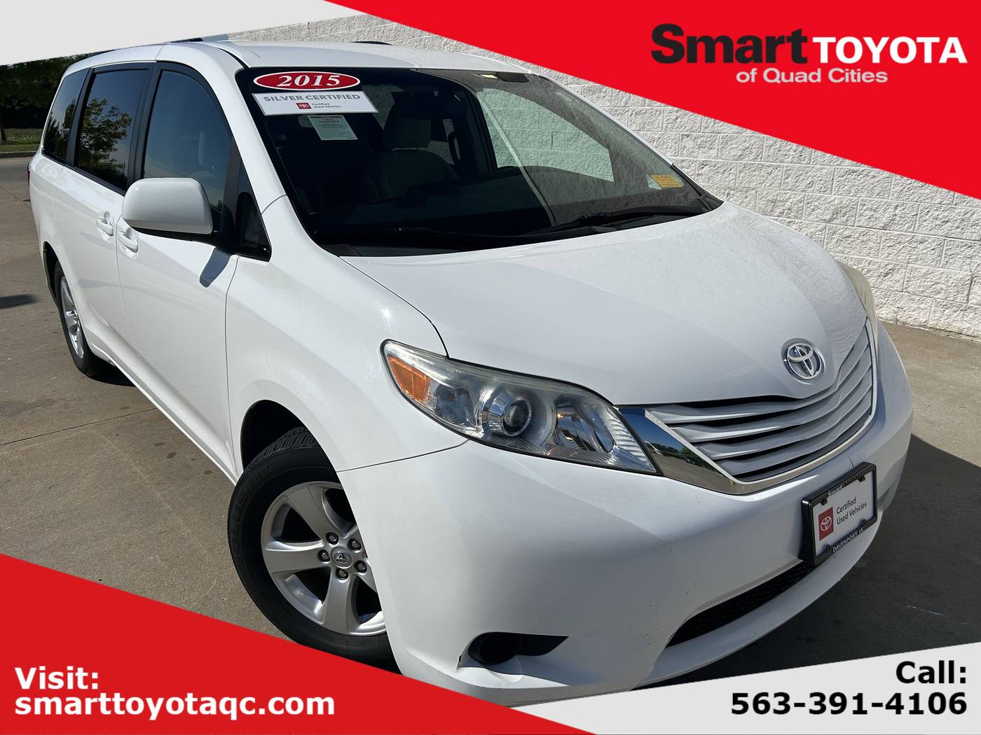 2015 Toyota Sienna LE — Minivan — 110,625 mi — Davenport, IA