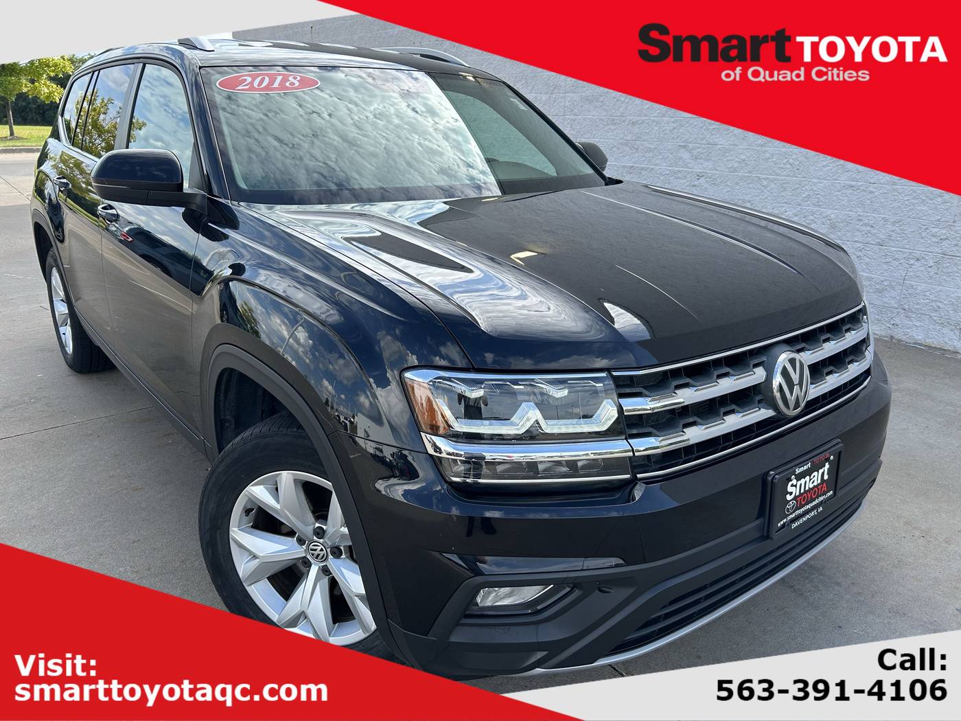 2018 Volkswagen Atlas SE with Technology — SUV — 137,850 mi — Davenport, IA